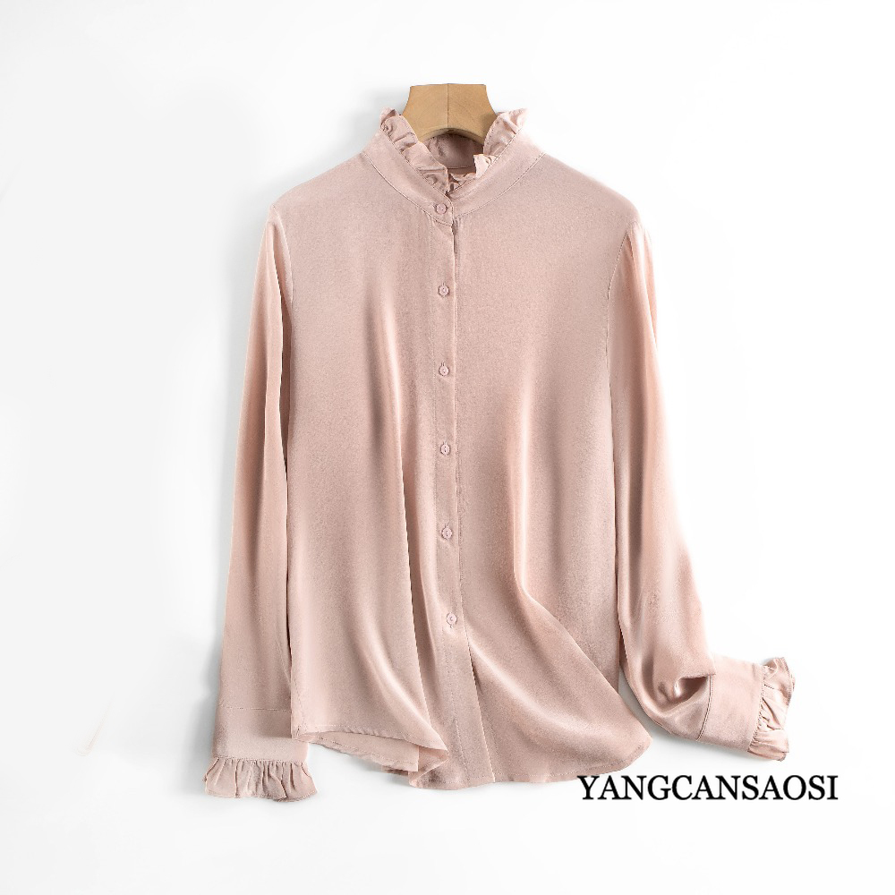 Женская весна/осень, новый дво – обзор и цена Silk Blouse