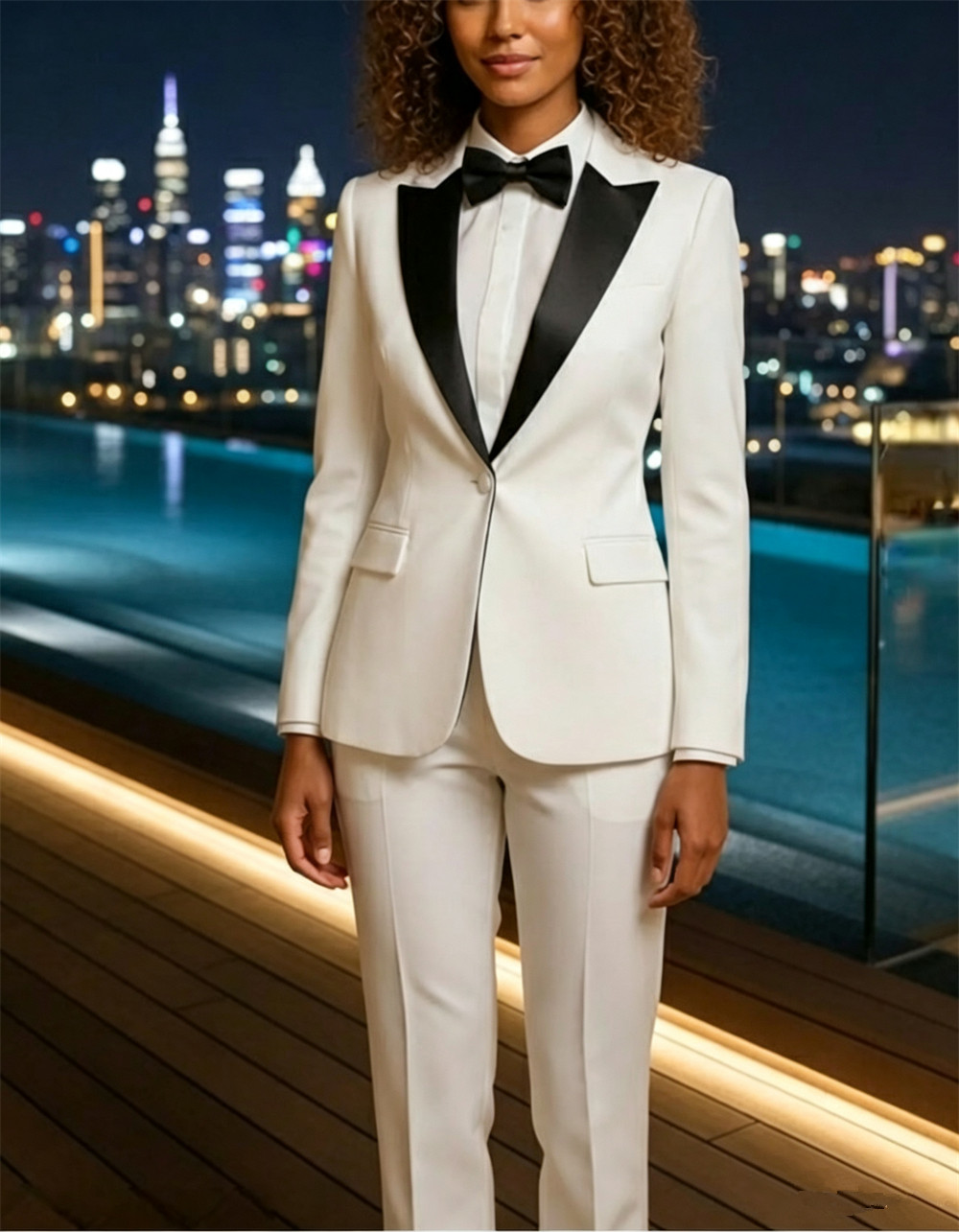 Женский костюм-двойка: белый п – обзор и цена Womens Blazer